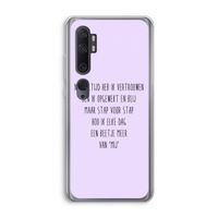Zelfvertrouwen: Xiaomi Mi Note 10 Transparant Hoesje