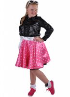 Rock en Roll rokje Grease kind pink elite