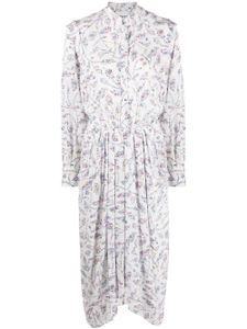 MARANT ÉTOILE robe-chemise Okley - Blanc