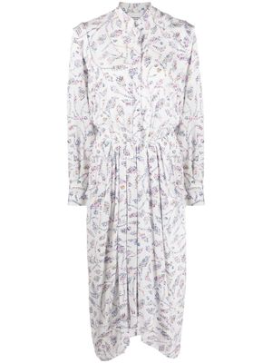 MARANT ÉTOILE robe-chemise Okley - Blanc