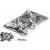 Magic FX CON10SL SF metallic confetti 55x17mm bulkbag 1kg Silver