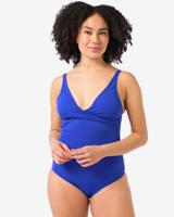 HEMA Dames Badpak Control Blauw (blauw)