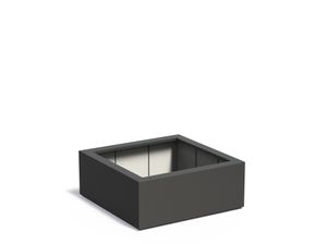 Polyester plantenbak CARREZ 100x100x40cm.
