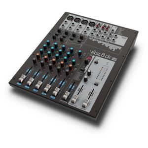 LD Systems VIBZ 8 DC 8-kanaals mixer met digitale effecten en compressor