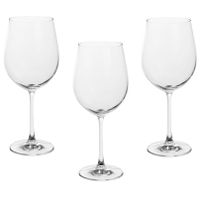 Set van 6x grote wijnglazen voor rode wijn 610 ml van glas