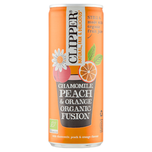 Clipper Chamomile, Peach & Orange Organic Fusion 250ml bij Jumbo