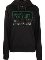 Versace Jeans Couture hoodie à logo imprimé - Noir - thumbnail