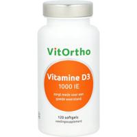VitOrtho Vitamine D3 1000IE 120 Softgels