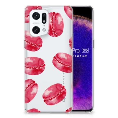 OPPO Find X5 Pro | Siliconen Case | Pink Macarons