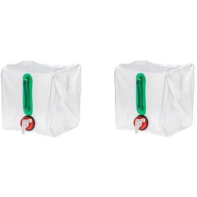 Opvouwbare Waterzak - 2x - 10L - Jerrycans/watertanks - Camping / Picknick / Outdoor