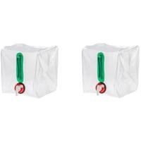 Opvouwbare Waterzak - 2x - 10L - Jerrycans/watertanks - Camping / Picknick / Outdoor Opvouwbare Waterzak - 2x - 10L - Jerrycans/watertanks - Camping / Picknick / Outdoor