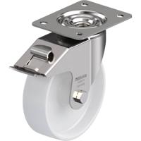 Blickle LEX-PO 160G-FI Zwenkwiel met rem Wieldiameter: 160 mm Draagvermogen (max.): 300 kg 1 stuk(s)