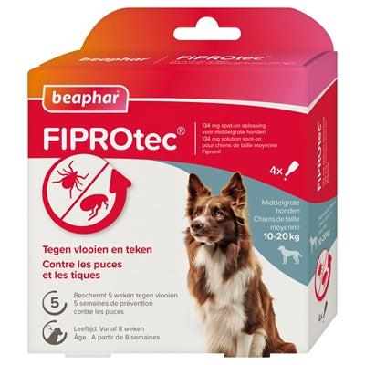 Beaphar fiprotec hond tegen teken en vlooien