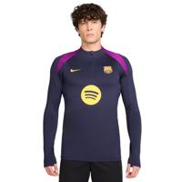 Nike FC Barcelona Strike Trainingstrui 1/4-Zip 2025-2026 Donkerblauw Felpaars Goud