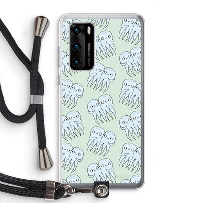 Octopussen: Huawei P40 Transparant Hoesje met koord