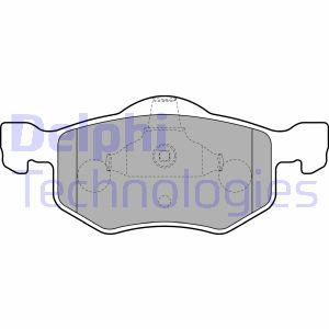 Remblokkenset, schijfrem DELPHI, u.a. für Mazda, Ford, Ford Usa