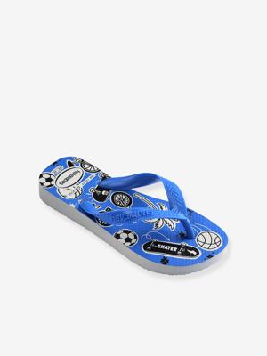 Sportieve teenslippers voor kinderen blauw