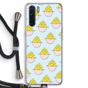 Citroenen: Oppo A91 Transparant Hoesje met koord