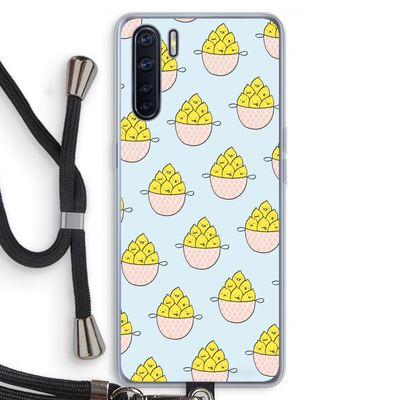 Citroenen: Oppo A91 Transparant Hoesje met koord