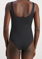 Bodystocking - Seamless PCecho - Naadloze body zonder mouwen - Brede bandjes - Schijnt niet door -Zwart