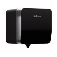 Poetspapierdispenser Satino CF1 Hyginity Plus medium zwart 333417