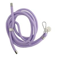 Telefoonkoord Longa - Paars - Zilver