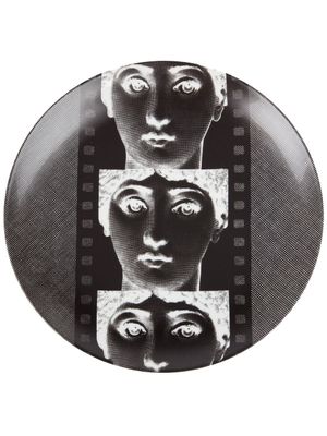 Fornasetti assiette imprimée - Noir