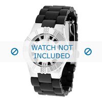 Guess horlogeband 80332L1 Rubber Zwart - thumbnail