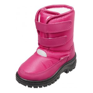 Playshoes snowboots klittenband uni fuchsia Maat