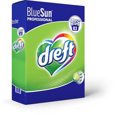 Dreft BlueSun Professional waspoeder, doos van 5,4 kg, 83 wasbeurten