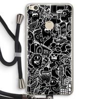 Vexx Black City : Huawei Ascend P8 Lite (2017) Transparant Hoesje met koord