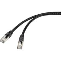 Renkforce RF-4538202 RJ45 Netwerkkabel, patchkabel CAT 6A S/FTP 20.00 m Zwart Geschikt voor buiten 1 stuk(s) - thumbnail