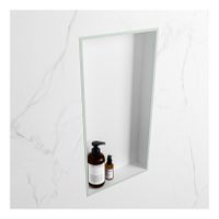 Wandnis Solid Surface Easy | In- en opbouw | 30x60x8 cm | 1 vak | Greey/Talc