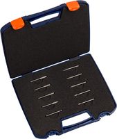 Rotec 10-dlg. set m Mini stiftfrezen ø3 mm 1x model A,B,C,D,E,F,G,H,L en M - 9003060