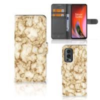 OnePlus Nord 2 5G | Bookcase | Marmer Goud
