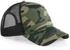 Beechfield CB694 Camo Snapback Trucker - Jungle Camo/Black - One Size