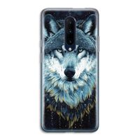 Darkness Wolf: OnePlus 7 Pro Transparant Hoesje