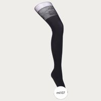 Work Less Zwangerschapspanty Positiepanty Zwart met Sexy Rose/Kant