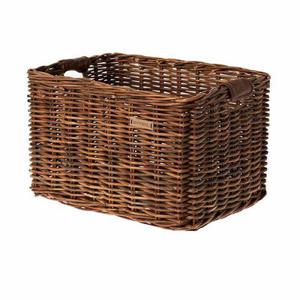 Basil Dorset rieten fietsmand - large - Bruin