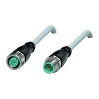 Pepperl+Fuchs 045548 Sensor/actuator connector, geassembleerd Aantal polen (sensoren): 4, 4 6 m 1 stuk(s)