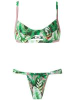 Amir Slama bikini imprimé - Vert - thumbnail