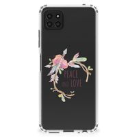 Samsung Galaxy A22 5G Stevig Bumper Hoesje Boho Text - thumbnail