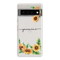 Zonnebloemen: Google Pixel 6 Pro Transparant Hoesje Zonnebloemen: Google Pixel 6 Pro Transparant Hoesje