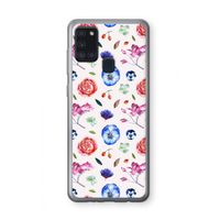 Bloemetjes: Samsung Galaxy A21s Transparant Hoesje