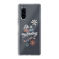 Tough Life: Sony Xperia 5 Transparant Hoesje