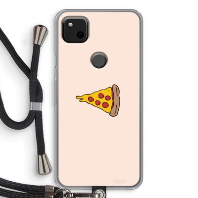 You Complete Me #1: Pixel 4a Transparant Hoesje met koord