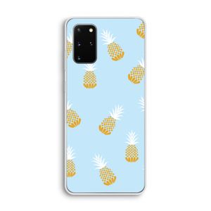 Ananasjes: Samsung Galaxy S20 Plus Transparant Hoesje