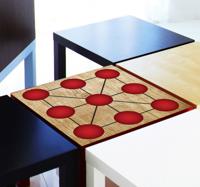 Tic Tac Toe Decoratieve tafel sticker