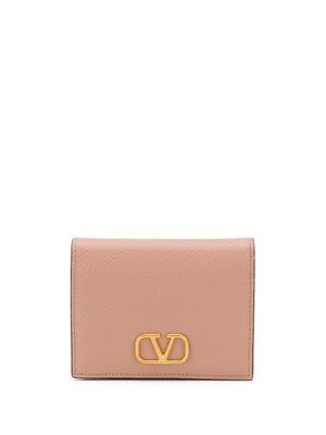Valentino Garavani portefeuille VLogo Signature en cuir - Tons neutres