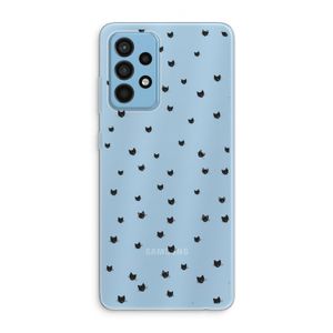 Kleine kattenkopjes: Samsung Galaxy A52 Transparant Hoesje